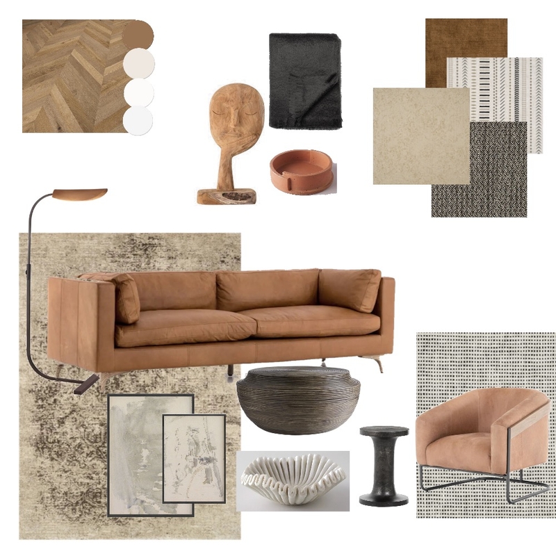 Module 9-Living Mood Board by Alexandria Zamora on Style Sourcebook