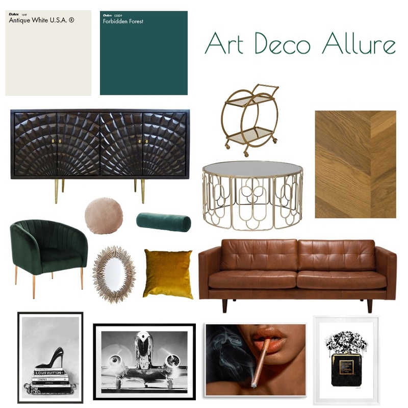 Art Deco Allure Mood Board by cmitchell on Style Sourcebook