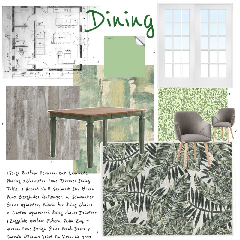 Dining Room IDI Module 9 Mood Board by Sorrythankyou79 on Style Sourcebook