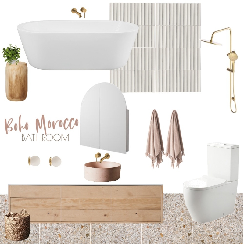 Boho Morocco Bathroom Mood Board by KimmyG on Style Sourcebook