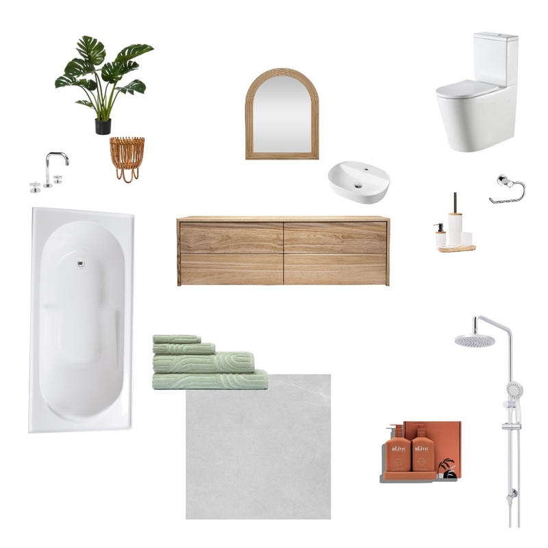 Upstairs Bathroom Mood Board by Carli Milburn on Style Sourcebook