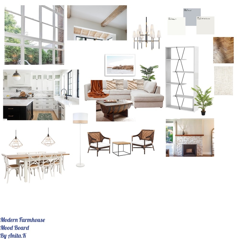 Modern Farmhouse Mood Board by animats on Style Sourcebook