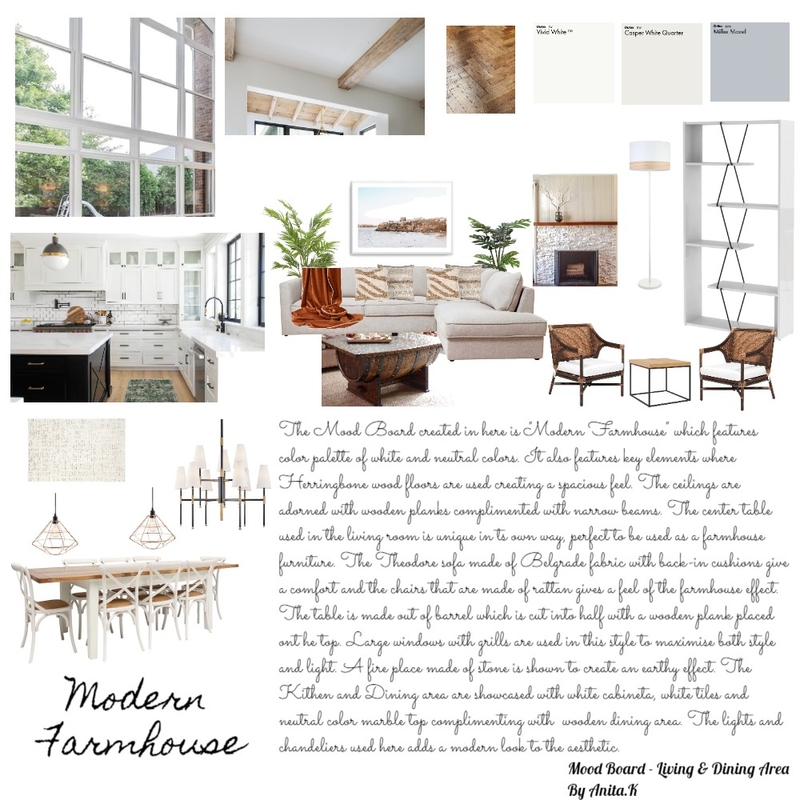 Modern Farmhouse Mood Board by animats on Style Sourcebook