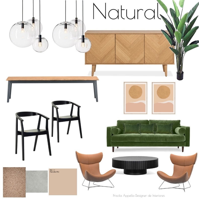 Natural Mood Board by Priscila Appella Interiores on Style Sourcebook