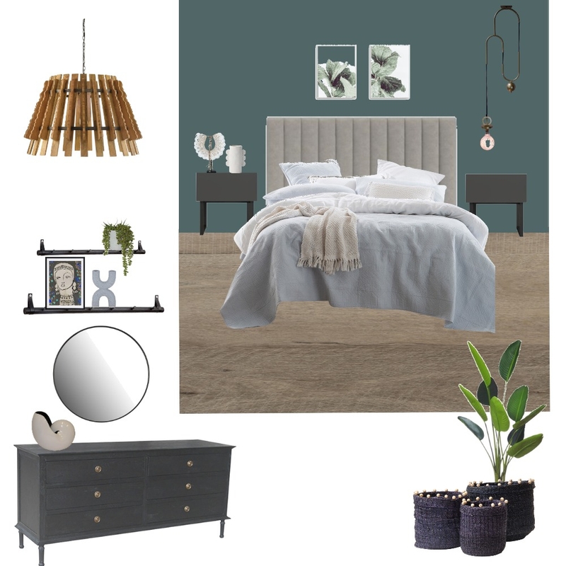 deep blue cozy bedroom Mood Board by adi y on Style Sourcebook