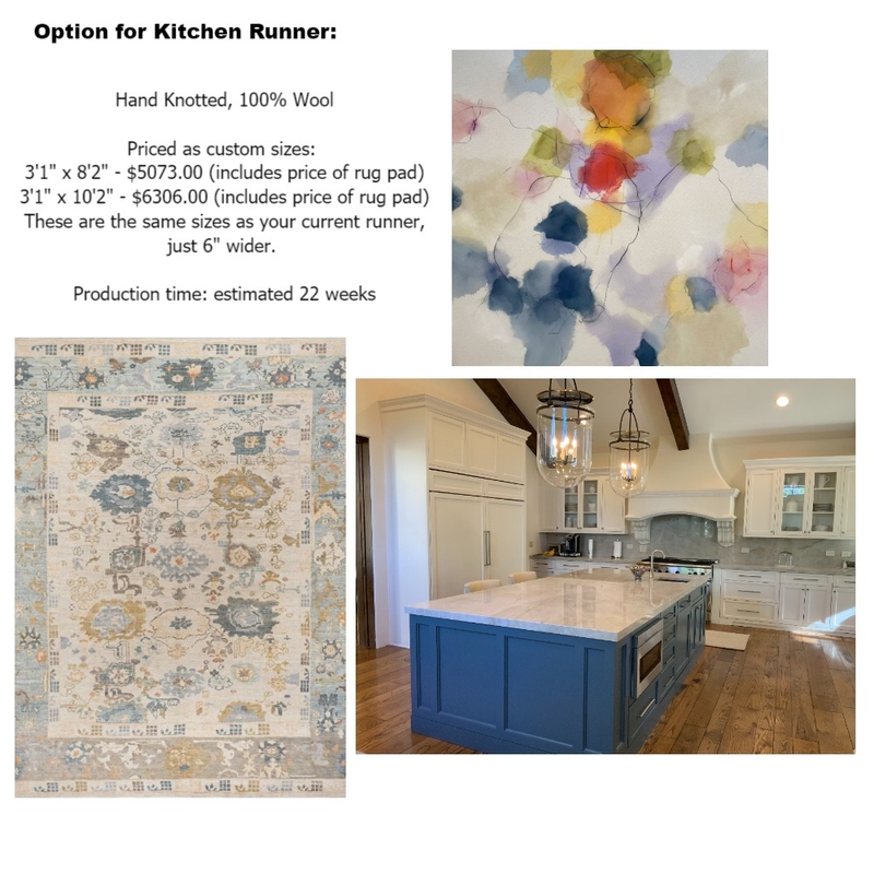 Moore CO Kitchen  runner Mood Board by Intelligent Designs on Style Sourcebook