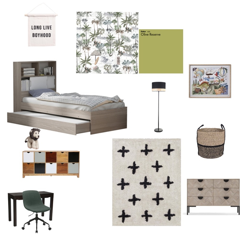 laid back boys room Mood Board by diamond's home interior designs on Style Sourcebook