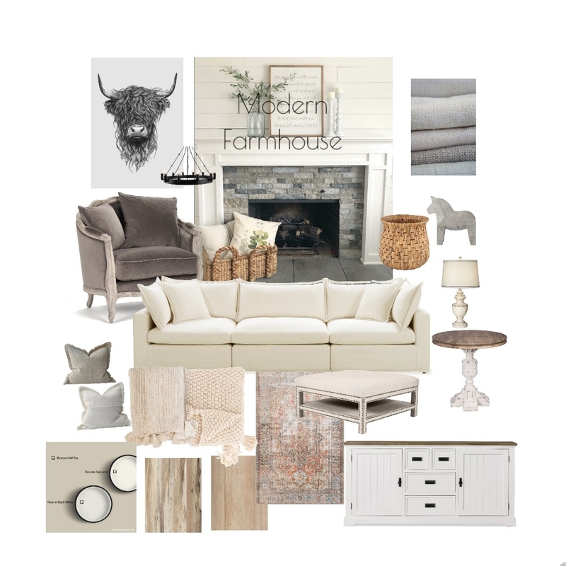 modern farmhouse 3 Mood Board by Robyn Chamberlain on Style Sourcebook