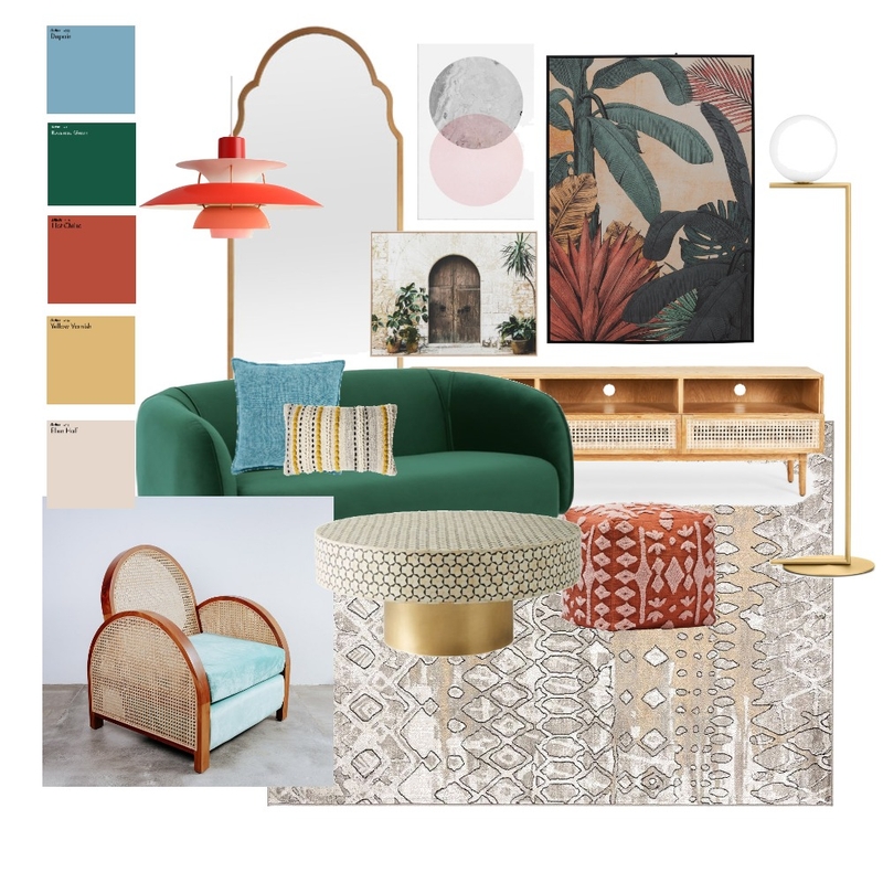 Eclectic Mood Board by Que on Style Sourcebook