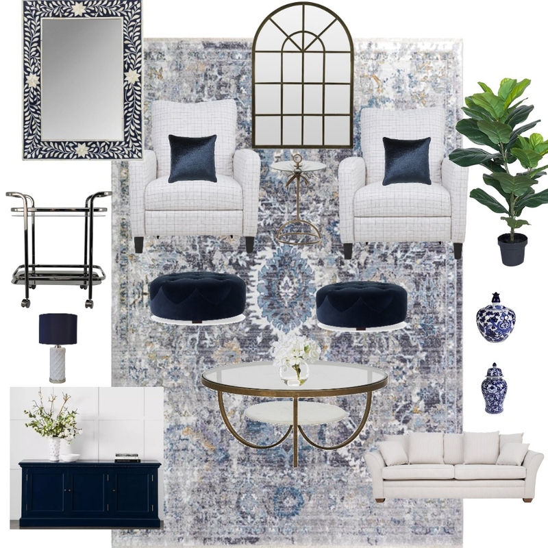 hamptons sitting room Mood Board by katehunter on Style Sourcebook