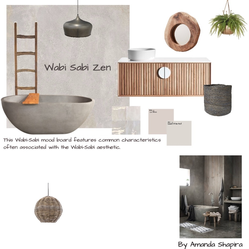 Wabi-Sabi Zen Mood Board by amandashapira on Style Sourcebook