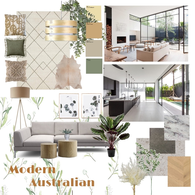 Modern Australian Mood Board by ummulkiraam on Style Sourcebook