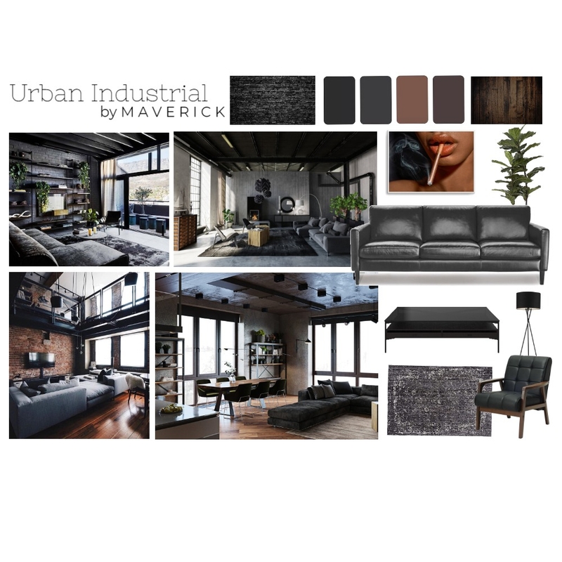 Urban Industrial by MAVERICK Mood Board by MaverickGS on Style Sourcebook