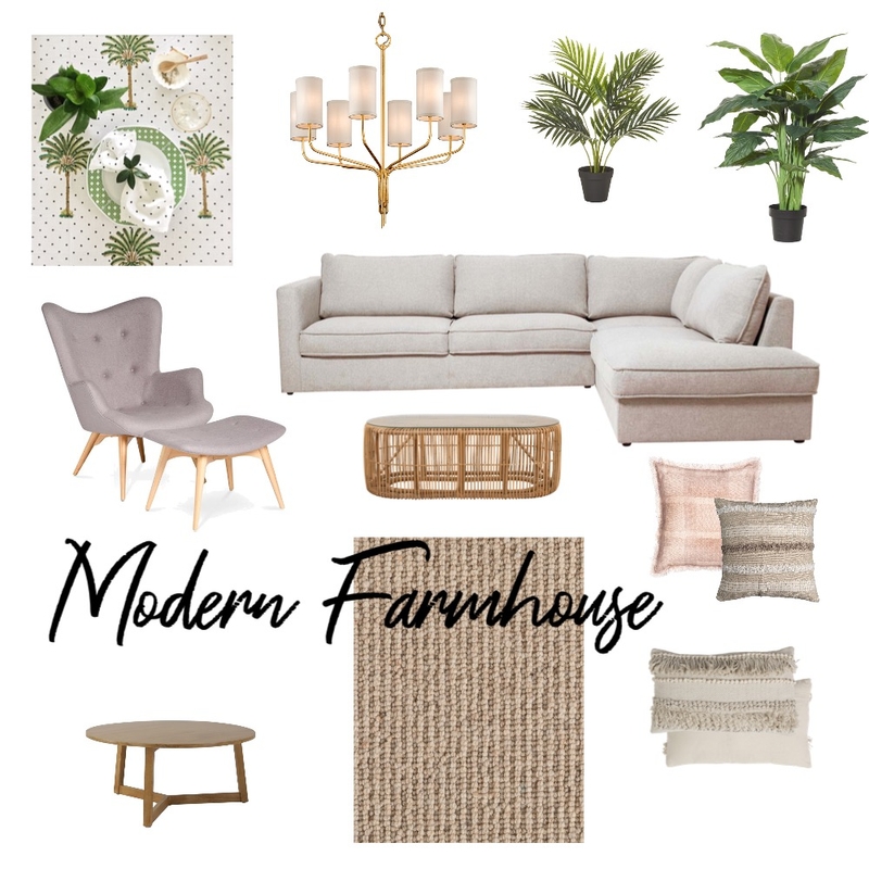 Modern Farmhouse Mood Board by cathy turvill on Style Sourcebook