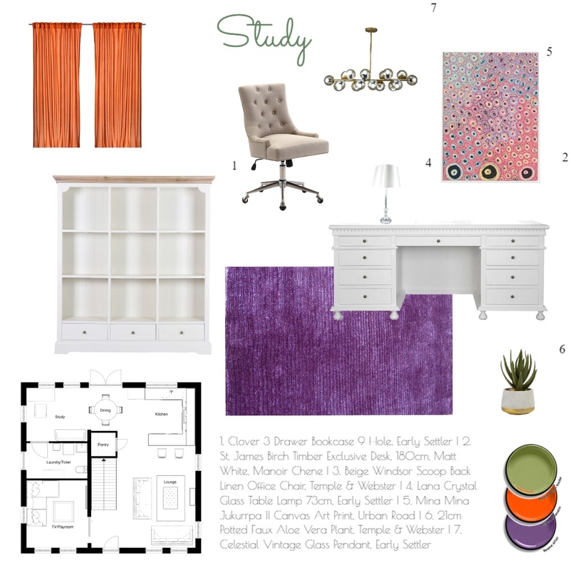 M9 Study Mood Board by Mettle on Style Sourcebook