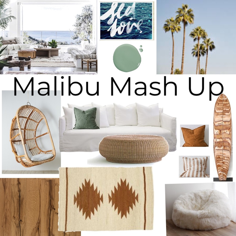 Malibu boho mash up Mood Board by keens on Style Sourcebook