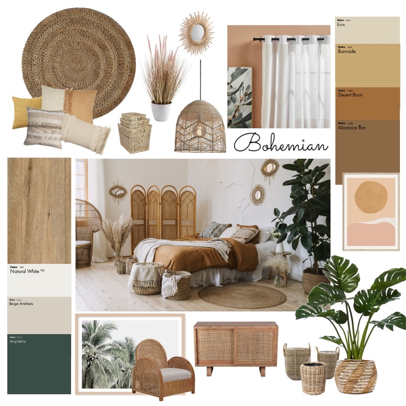 Bohemian Mood Board by Ellba on Style Sourcebook