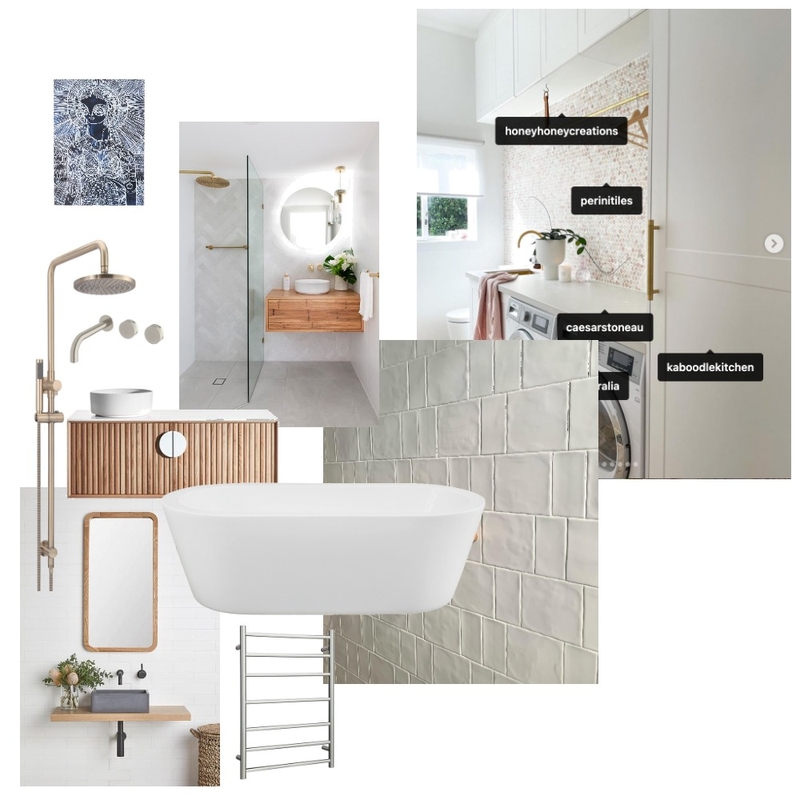 Bathroom and Laundry Mood Board by crumble on Style Sourcebook