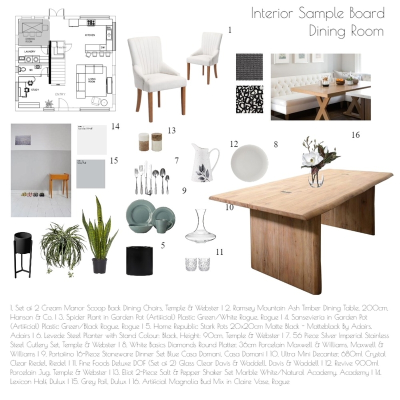 Dining mood 9 Mood Board by paty_eoli on Style Sourcebook