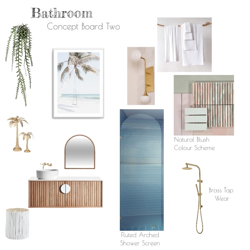 Concept Board Bathroom - Two Mood Board by KarlssonInteriors on Style Sourcebook