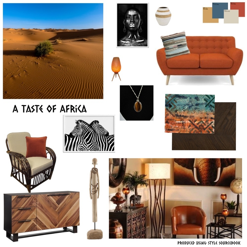 A Taste of Africa Mood Board by Ruth Fisher on Style Sourcebook