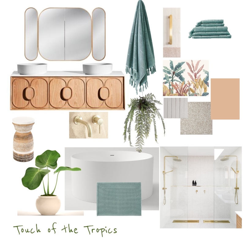 Bathroom Module 3 final Mood Board by DaniWebster on Style Sourcebook