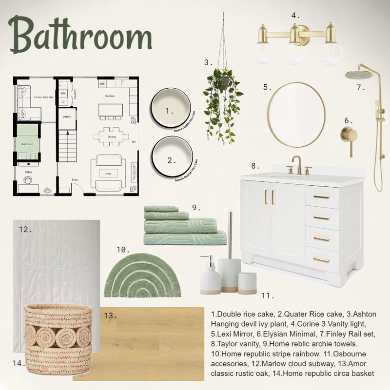 bathroom Mood Board by amylouise27 on Style Sourcebook