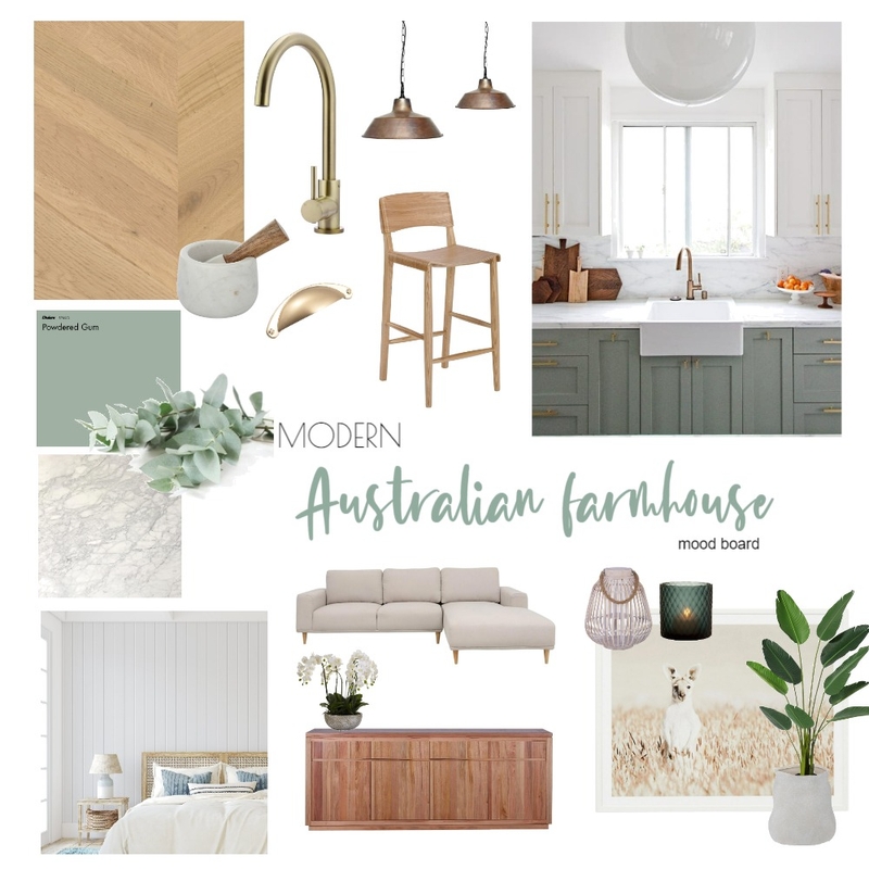 Modern Australian farmhouse Mood Board by Hannah Beamer on Style Sourcebook