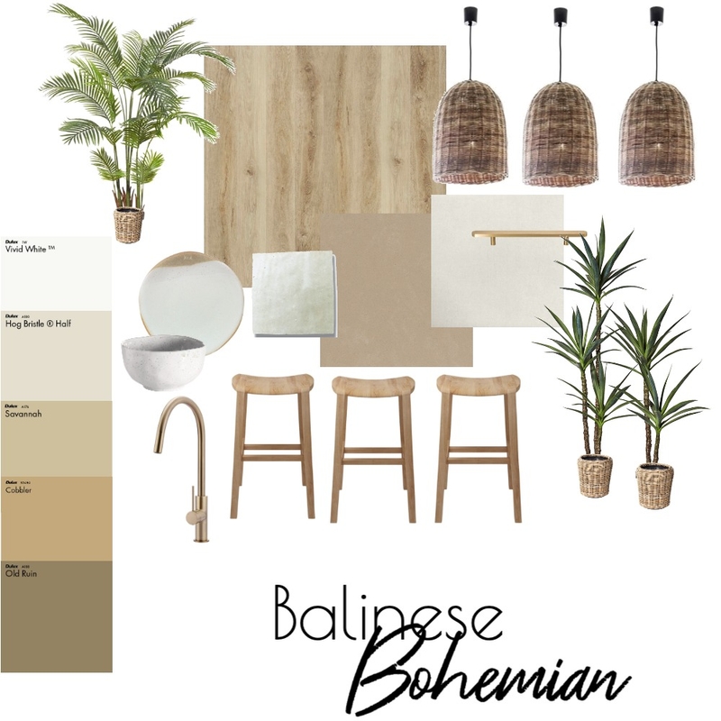 Balinese Bohemian Kitchen Mood Board by staciviers on Style Sourcebook