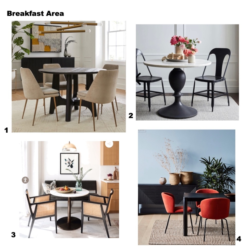 Breakfast Area Mood Board by Wildflower Property Styling on Style Sourcebook