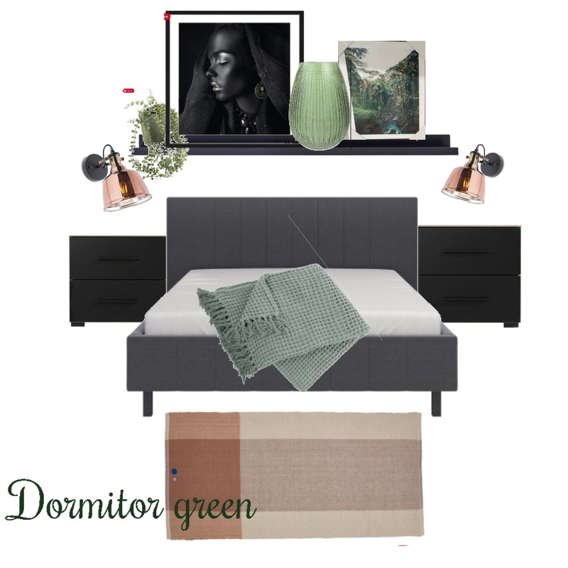 dormitor green Mood Board by eta on Style Sourcebook