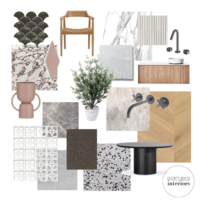 materials Mood Board by OutineInteriors on Style Sourcebook