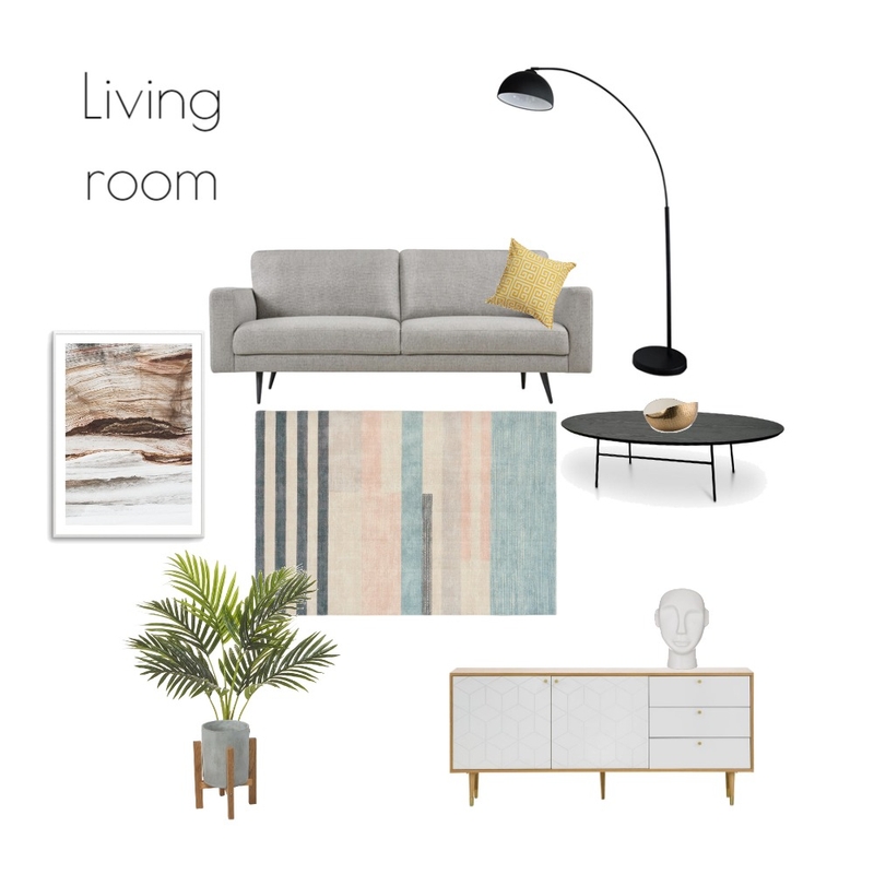 Гостиная Mood Board by Yanina Kovalskaya on Style Sourcebook