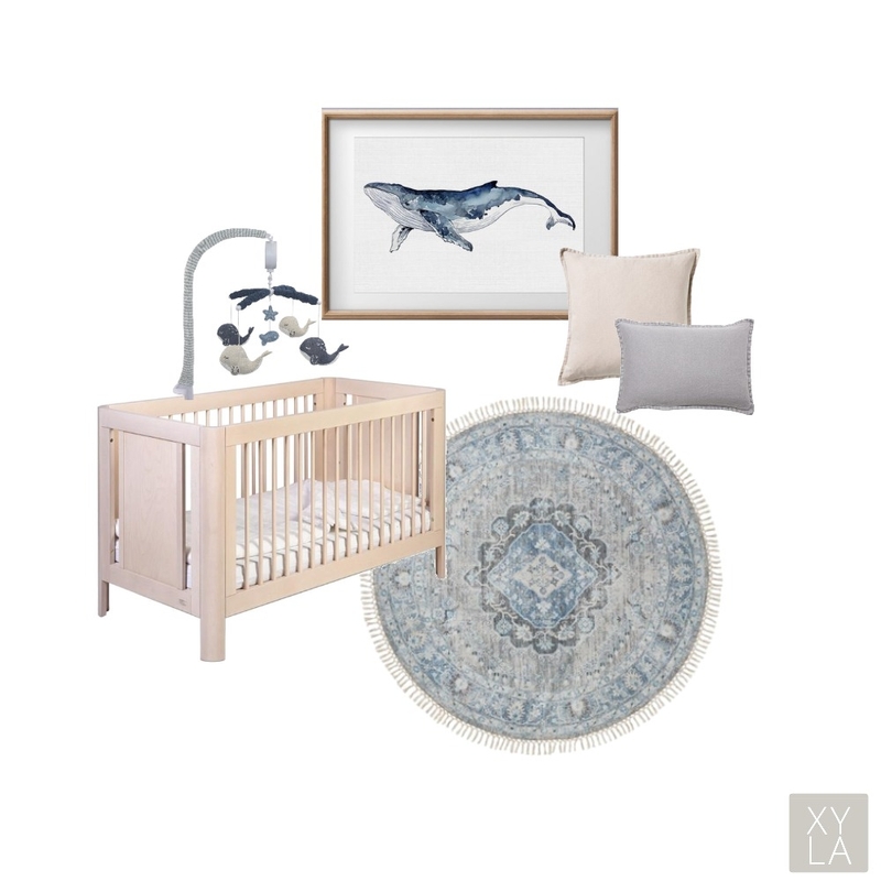 Calming Nursery Mood Board by XYLA Interiors on Style Sourcebook