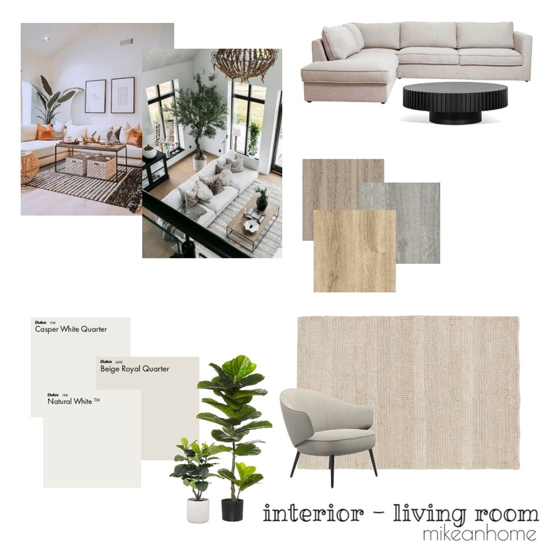 Living Room - Mikean Home Mood Board by Mikean Home on Style Sourcebook