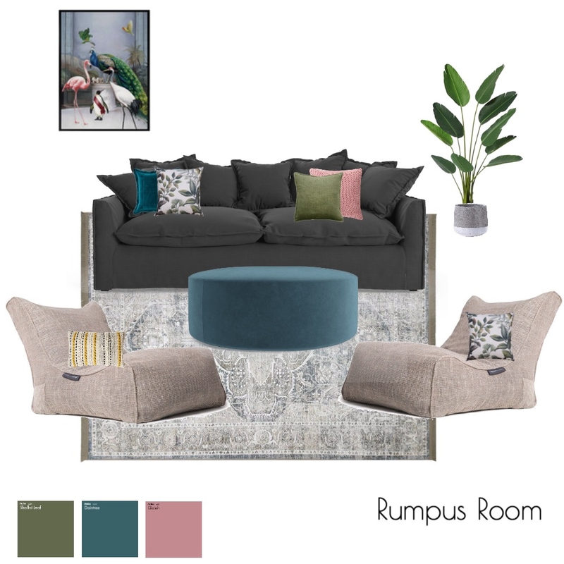 Rumpus Room-dark option Mood Board by Carolyn Mehr Interiors on Style Sourcebook