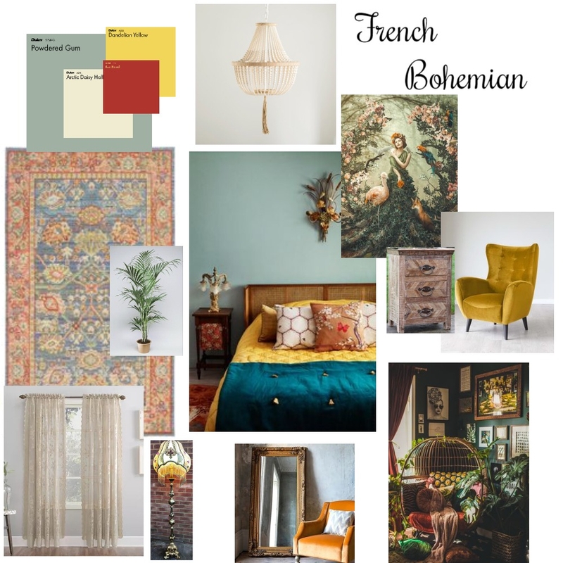 French bohemian Mood Board by RGadd on Style Sourcebook