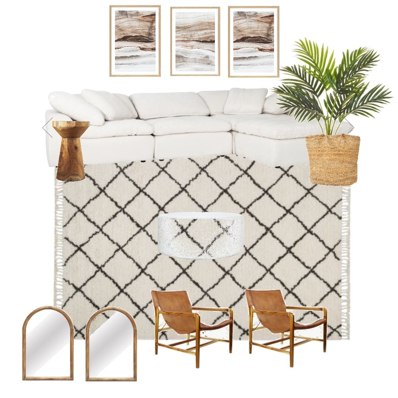 Palm Ave Downstairs Living Mood Board by Insta-Styled on Style Sourcebook