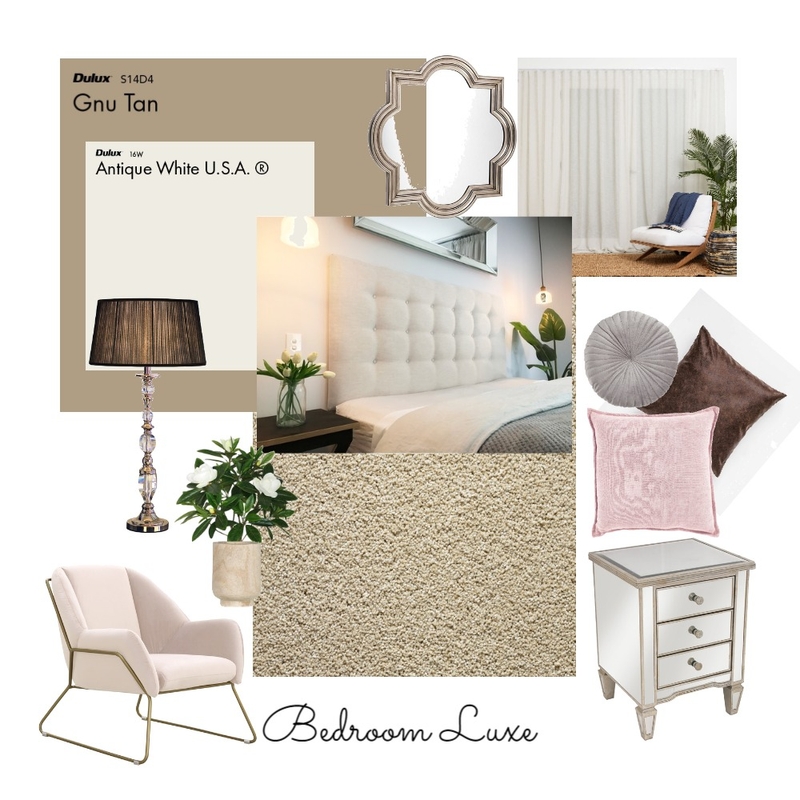 Bedroom Luxe Mood Board by Harford Jo Interiors on Style Sourcebook