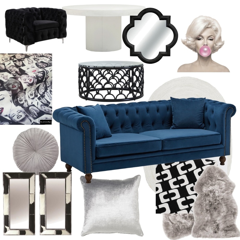 holly wood glam inspo Mood Board by ELEDA DESIGN Interiors on Style Sourcebook