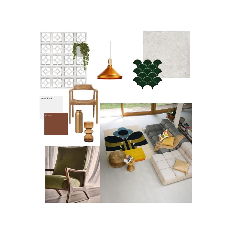 Mid Century Mood Board by ecco designs on Style Sourcebook