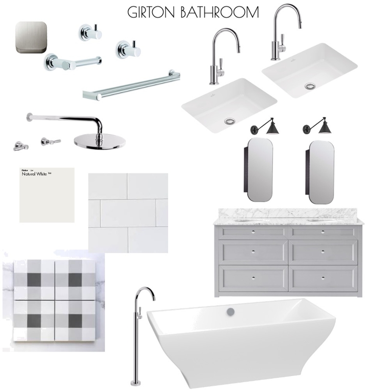 GIRTON BATHROOM Mood Board by melw on Style Sourcebook