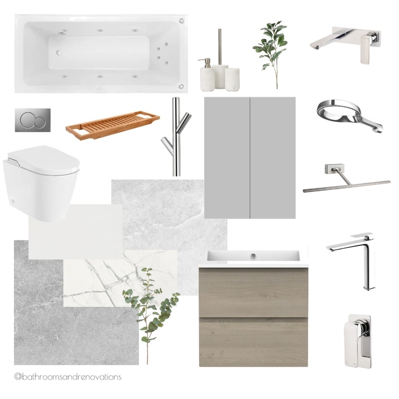 Michelle & Merlin Mood Board by Bathroomandrenovations on Style Sourcebook