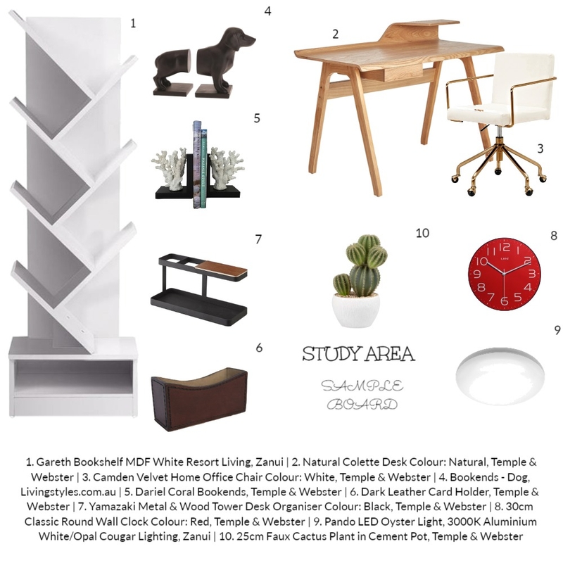 Study area Mood baord Mood Board by Jatin Pathak on Style Sourcebook