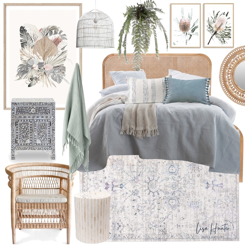 Australian Native Art Bedroom Mood Board by Lisa Hunter Interiors on Style Sourcebook