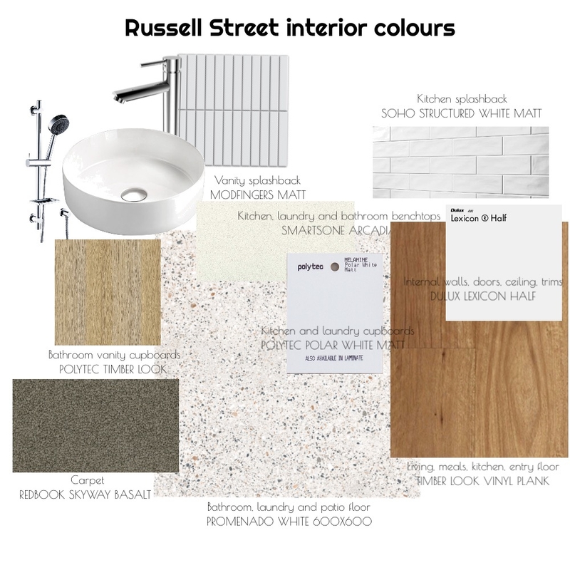 Russell st interior colours Mood Board by Charrison on Style Sourcebook