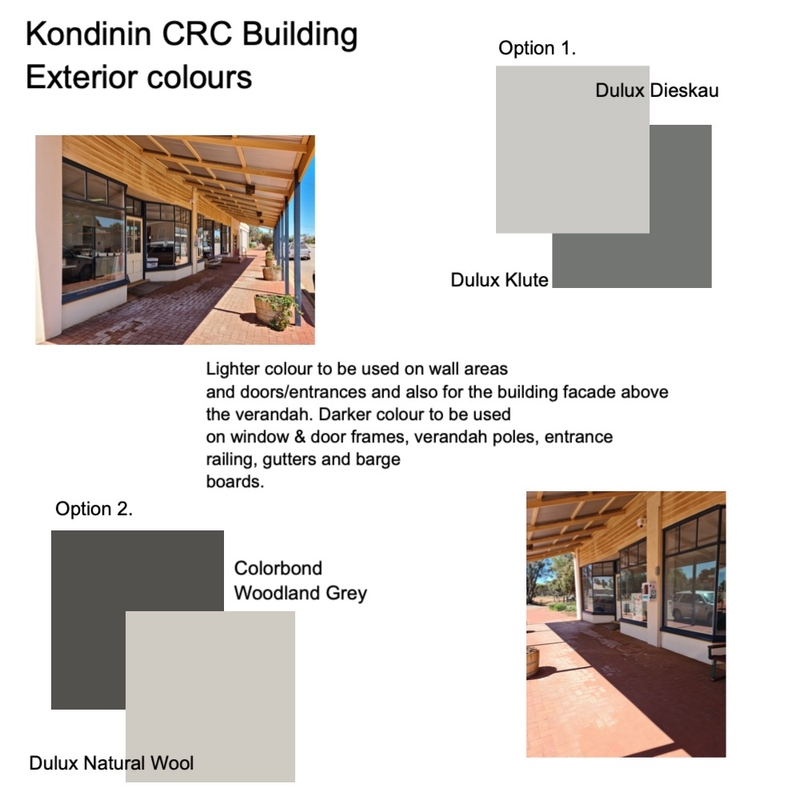 Exterior Colour Selections Kondinin CRC Mood Board by Melissa Welsh on Style Sourcebook