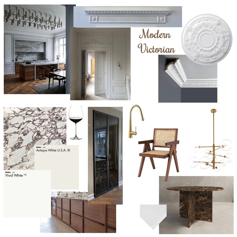 Victorian Kitchen Mood Board by Rebeca Rosenberg on Style Sourcebook