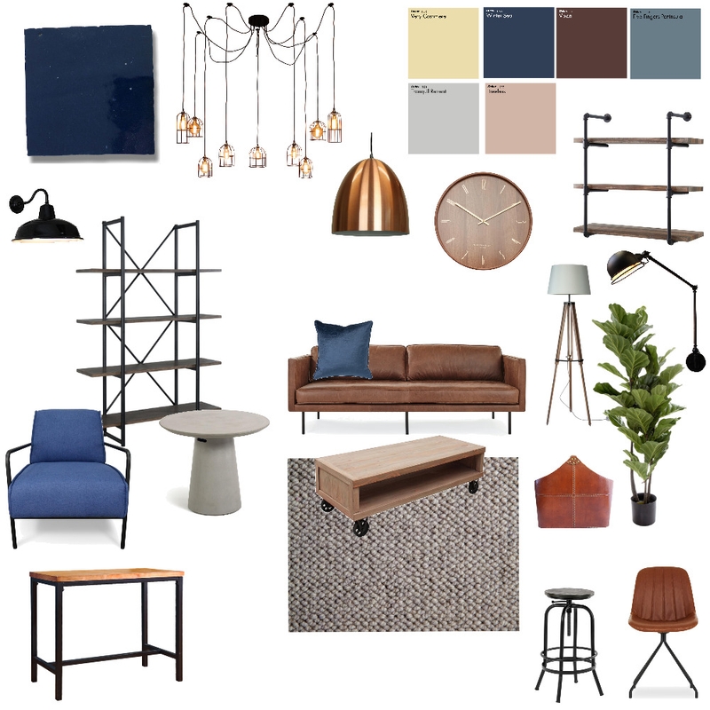 Mat Industrial Mood Board by merlalaguna on Style Sourcebook