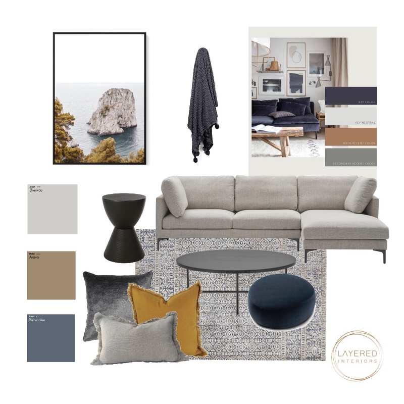 Sophia's Living Room Mood Board by Layered Interiors on Style Sourcebook